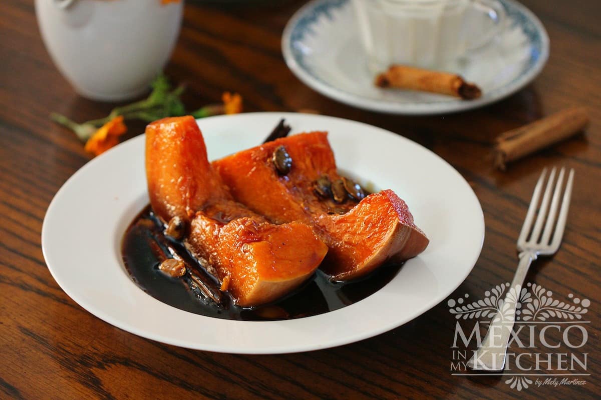 墨西哥南瓜脯恩Calabaza踏查食谱