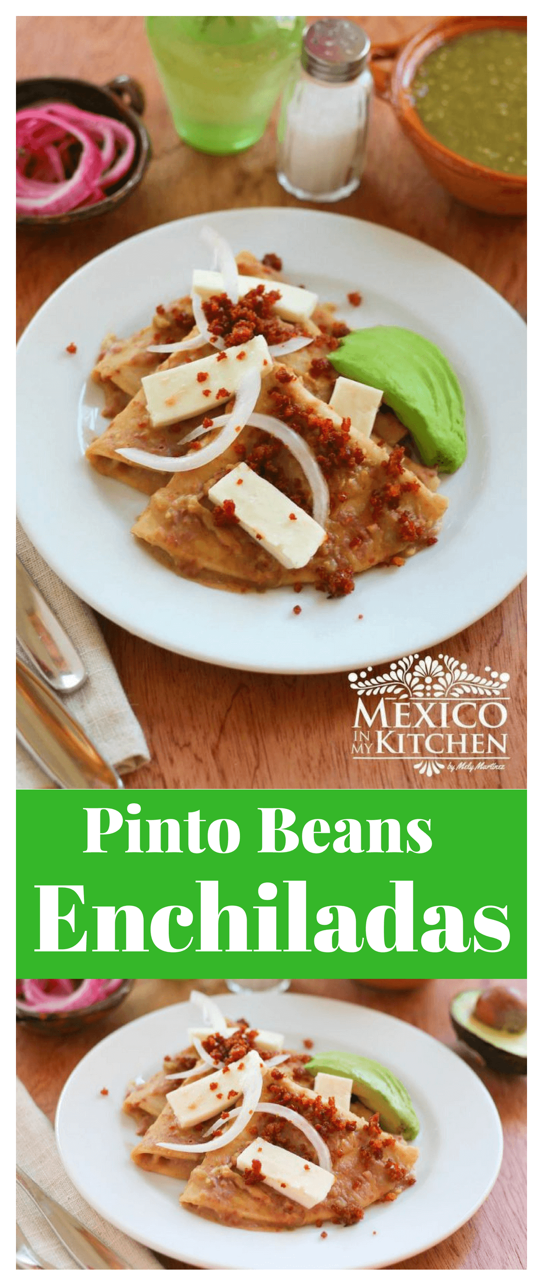 Pinto Beans Enchiladas.gydF4y2Ba