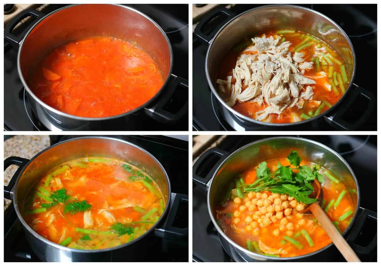 Caldo tlalpeño鸡肉蔬菜汤墨西哥食谱- 17GydF4y2Ba